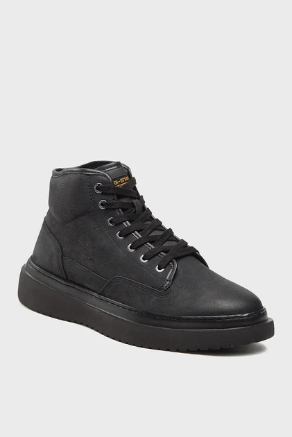 Чоловічі чорні нубукові хайтопи DEXTER BO MID NUB G-Star 42 2242 048702 - изображение 2
