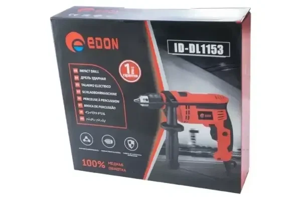 Дрель ударная Edon DL-1153 - Фото 4 Дрель ударная Edon DL-1153 - изображение 4