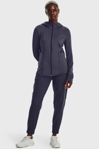 Жіноче сіре худі UA Meridian CW Jacket Under Armour XS 1373963-558 - изображение 4