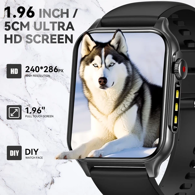 Смарт-годинник EIGIIS P6 Max Smart Watch 1.96" HD - зображення 5