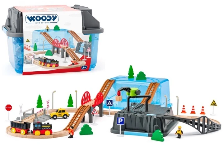 Kolejka Woody Land Zestaw górniczy 54 elementy (93069 30692) (8591864930692) - obraz 2