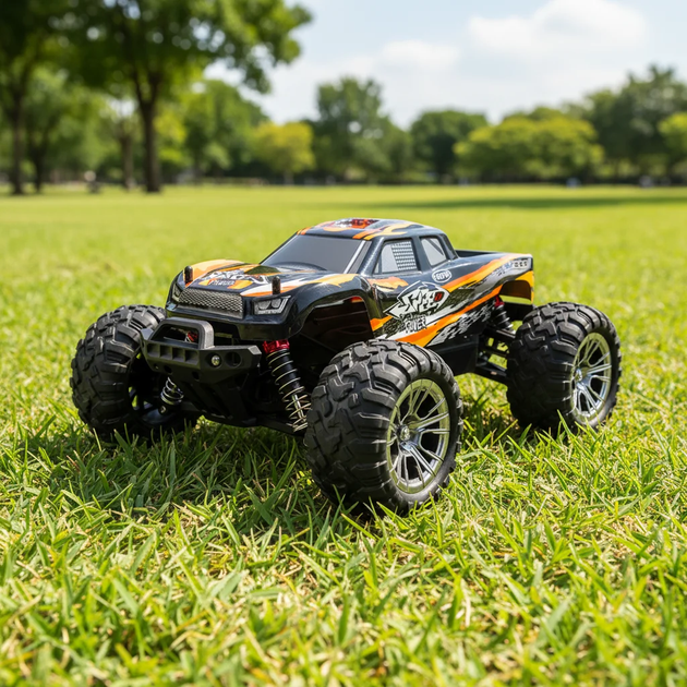 Радиоуправляемая машинка HOSHI N416 1:16 4WD до 40 км/ч, внедорожник RC, полный привод, амортизаторы, 2 аккумулятора - Фото 2 Радиоуправляемая машинка HOSHI N416 1:16 4WD до 40 км/ч, внедорожник RC, полный привод, амортизаторы, 2 аккумулятора - изображение 2