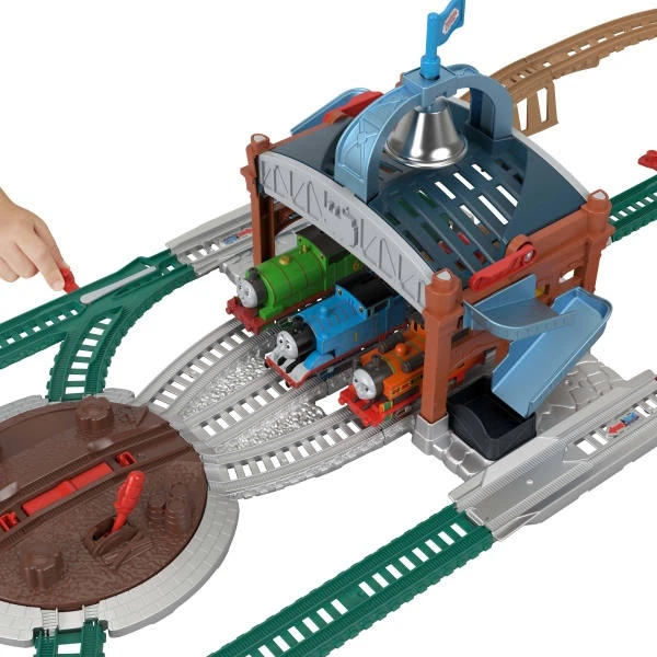 Ігровий набір Thomas & Friends Доставка бочок - Заряджання та вогонь JDF26 (0194735282425) - зображення 6