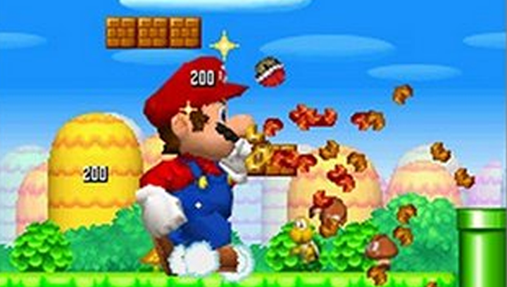 Игра Nintendo DS New Super Mario Bros. Английская Версия Только Картридж Б/У - изображение 2