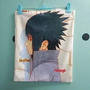 Шоппер эко-сумка Наруто и Саске Naruto Sasuke Uchiha 36 х 33 см двухсторонний - Фото 3 Шоппер эко-сумка Наруто и Саске Naruto Sasuke Uchiha 36 х 33 см двухсторонний - изображение 3