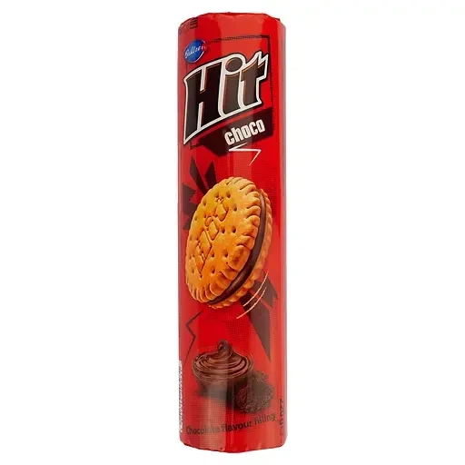 Печенье сэндвич Hit Choco с шоколадной начинкой 220 г - Фото 1 Печенье сэндвич Hit Choco с шоколадной начинкой 220 г - изображение 1