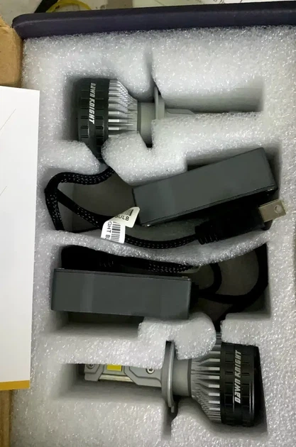 Автомобильные LED лампы DawnKnight K9C PRO H7 130W 6000k с обманкой (Canbus) - изображение 4