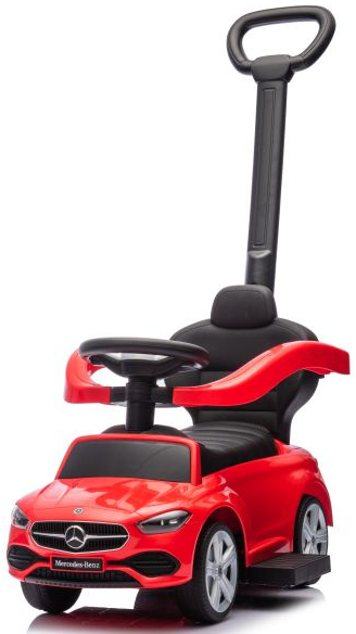 Толокар дитячий LEAN Toys Mercedes 3в1 з ручкою Червоний (5905991061267) - зображення 3