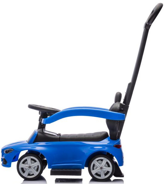 Толокар LEAN Toys Mercedes 3в1 з ручкою Синій (5905991061281) - зображення 5