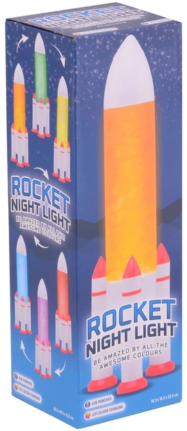 Lampka nocna dla dzieci Johntoy Rocket (2520808) - obraz 3