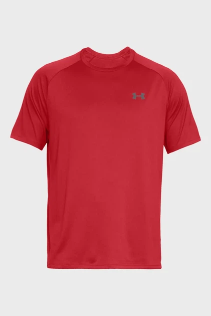 Чоловіча червона футболка UA Tech 2.0 SS Tee-RED Under Armour L 1326413-600 - зображення 4