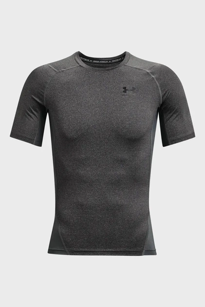 Чоловіча сіра футболка UA HG Armour Comp Under Armour L 1361518-090 - Фото 5 Чоловіча сіра футболка UA HG Armour Comp Under Armour L 1361518-090 - изображение 5