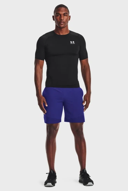 Чоловіча чорна футболка UA HG Armour Comp SS-BLK Under Armour S 1361518-001 - Фото 2 Чоловіча чорна футболка UA HG Armour Comp SS-BLK Under Armour S 1361518-001 - изображение 2