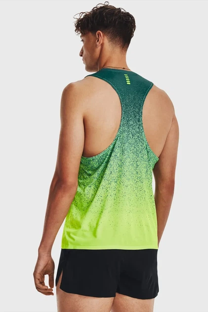 Чоловіча зелена майка UA RUSH CICADA SINGLET Under Armour S 1377314-722 - изображение 2