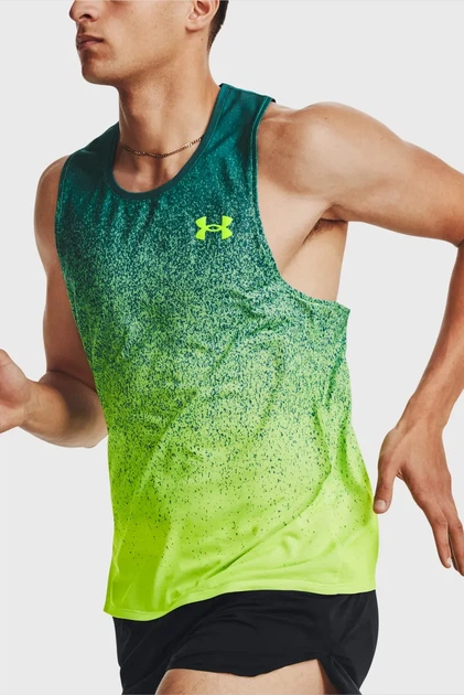 Чоловіча зелена майка UA RUSH CICADA SINGLET Under Armour S 1377314-722 - изображение 4