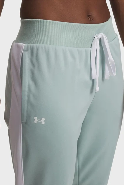 Жіночий м'ятний спортивний костюми (кофта, штани) Tricot Tracksuit Under Armour LG 1365147-477 - Фото 4 Жіночий м'ятний спортивний костюми (кофта, штани) Tricot Tracksuit Under Armour LG 1365147-477 - зображення 4