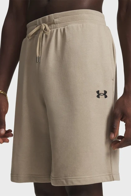 Чоловічі бежеві шорти UA Rival LW Shorts Under Armour LG 6009345-299 - изображение 4