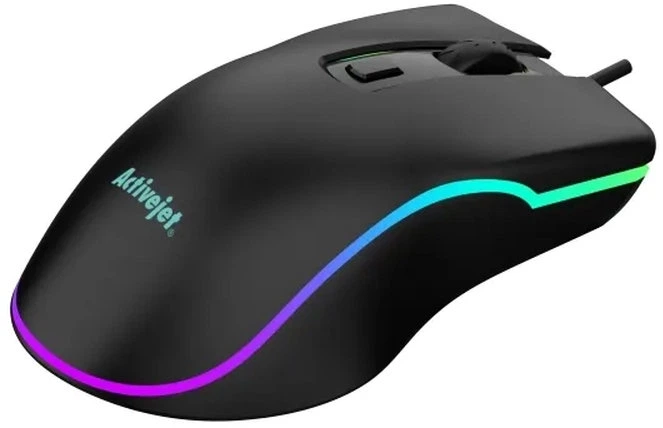 Миша з підігрівом Activejet AMY-W390 USB Black - зображення 3