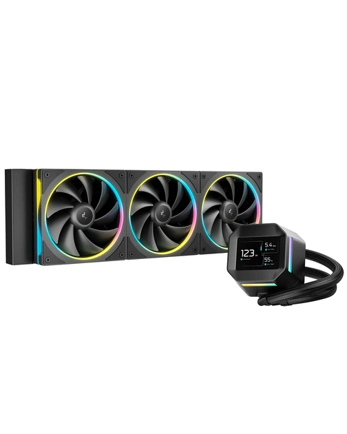 СЖО Deepcool LM360 черный Intel LGA1851/1700/1200/1151/1150/1155/AMD AM5/AM4 (LM360) - Фото 1 СЖО Deepcool LM360 черный Intel LGA1851/1700/1200/1151/1150/1155/AMD AM5/AM4 (LM360) - изображение 1