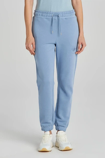 Жіночі блакитні спортивні штани REG TONAL SHIELD SWEATPANTS Gant S 4200709 - Фото 1 Жіночі блакитні спортивні штани REG TONAL SHIELD SWEATPANTS Gant S 4200709 - зображення 1