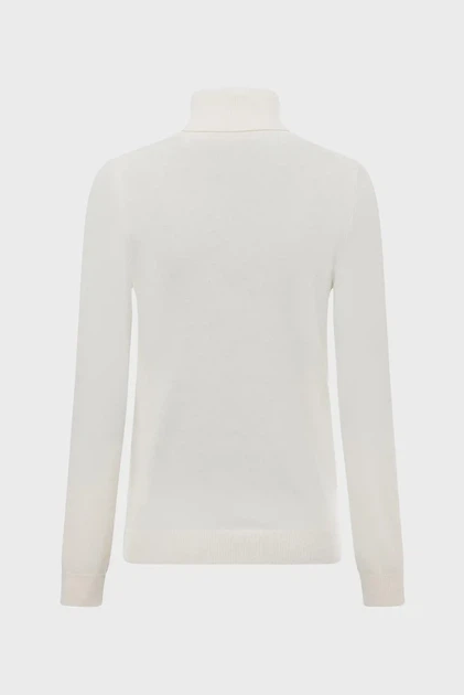 Жіночий білий вовняний гольф ROLLNECK Gant L 4805263 - изображение 2