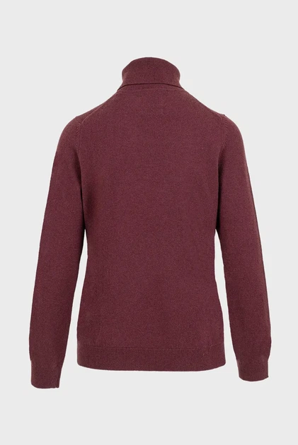 Жіночий бордовий вовняний гольф ROLLNECK Gant S 4805263 - Фото 2 Жіночий бордовий вовняний гольф ROLLNECK Gant S 4805263 - изображение 2