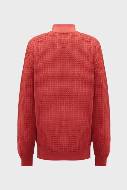 Чоловічий червоний кардиган COTTON TEXTURED Gant XXL 8030215 - изображение 2