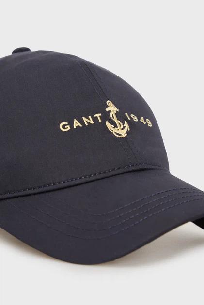 Жіноча темно-синя кепка ANCHOR SATIN CAP Gant OS 4901003 - Фото 4 Жіноча темно-синя кепка ANCHOR SATIN CAP Gant OS 4901003 - изображение 4