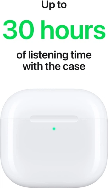 Бездротові навушники AirPods 4 з шумозаглушенням (ANC) - зображення 3