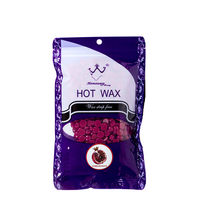 Воск плёночный для депиляции в гранулах Konsung Hot Wax 100 г Pomegranate - Фото 1 Воск плёночный для депиляции в гранулах Konsung Hot Wax 100 г Pomegranate - изображение 1