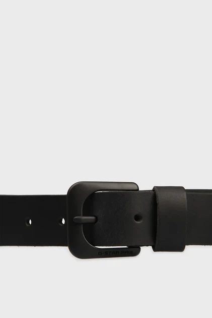 Чоловічий чорний шкіряний ремень G-Star RAW 105 D04169,3127 - Фото 3 Чоловічий чорний шкіряний ремень G-Star RAW 105 D04169,3127 - зображення 3