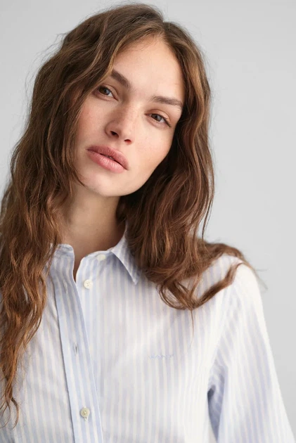 Жіноча сорочка у смужку REG CLASSIC POPLIN STRIPED Gant 42 4300214 - зображення 4