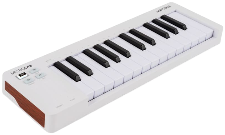 Klawiatura MIDI Arturia MicroLab mk3 Biała - obraz 2