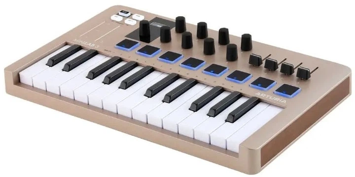 MIDI-клавіатура Arturia MiniLab 3 Champagne - зображення 3
