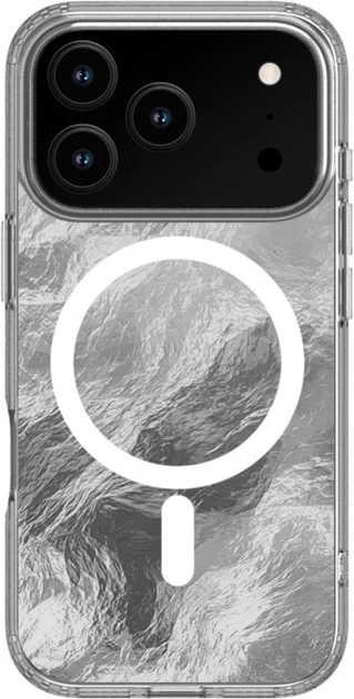Etui plecki Evelatus IMD Glacier MagSafe Case do Apple iPhone 17 Pro Gray (EVEAPP17PIGCWMG) - obraz 2