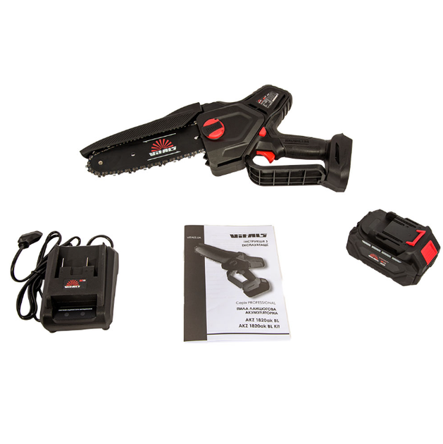 Пила ланцюгова акумуляторна Vitals Professional AKZ 1820ak BL Kit - Фото 10 Пила ланцюгова акумуляторна Vitals Professional AKZ 1820ak BL Kit - зображення 10