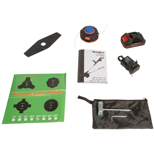 Триммер аккумуляторный Vitals AZT 1835-1n BL Kit - Фото 8 Триммер аккумуляторный Vitals AZT 1835-1n BL Kit - изображение 8