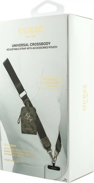 Ремінець для смартфона Guess 4G Metal Logo Brown (GUUCNKP4DGMW) - зображення 6