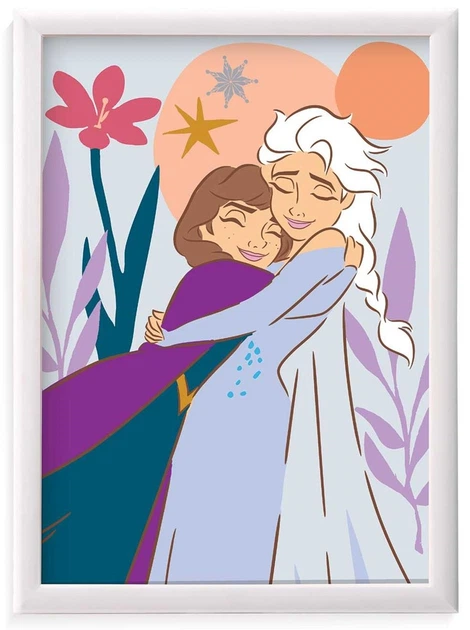 Малювання за номерами As Company HappiHobbi Disney Paint & Frame Крижане серце 1038-41034 (5203068410346) - зображення 4