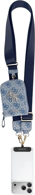 Pasek do smartfona Guess 4G Metal Logo Blue (GUUCNKP4DGMB) - obraz 2