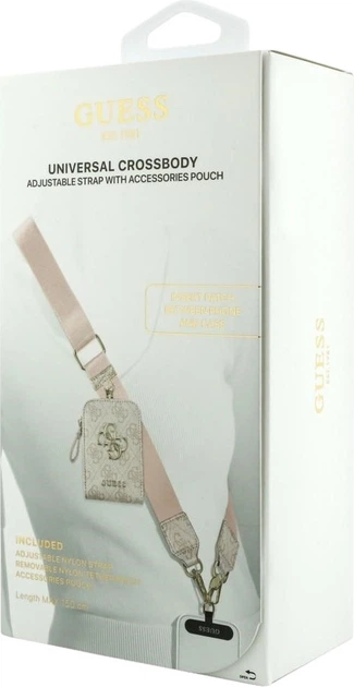 Pasek do smartfona Guess 4G Metal Logo Pink (GUUCNKP4DGMP) - obraz 6