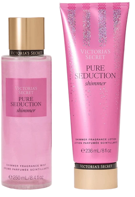 Набір для тіла Pure Seduction Shimmer Victoria's Secret Міст 250 мл + Лосьйон 236 мл - Фото 1 Набір для тіла Pure Seduction Shimmer Victoria's Secret Міст 250 мл + Лосьйон 236 мл - зображення 1