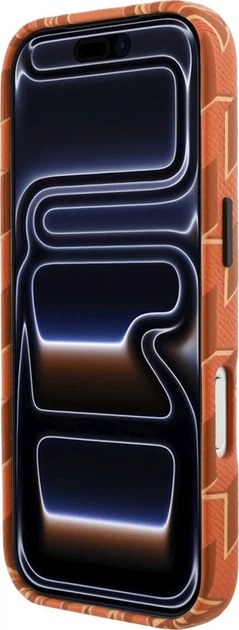Etui Karl Lagerfeld Monogram Logo MagSafe do Apple iPhone 17 Pro Orange (KLHMP17L5PGKLMCO) - obraz 5