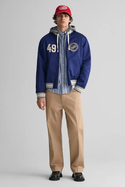 Чоловіча двостороння куртка REVERSIBLE VARSITY Gant L 7006426 - изображение 3