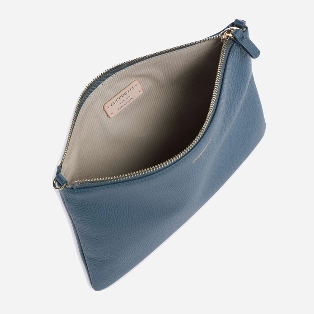Torebka crossbody damska skórzana Coccinelle Best Crossbodymini E5MMA55F401 B27 Niebieska (800070354327) - obraz 4