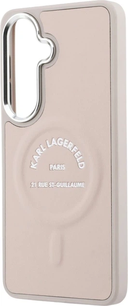 Чохол Karl Lagerfeld Embossed Ring RSG Logo MagSafe для Samsung Galaxy S26 Plus Pink (KLHMS26MPSKRSGEP) - зображення 6