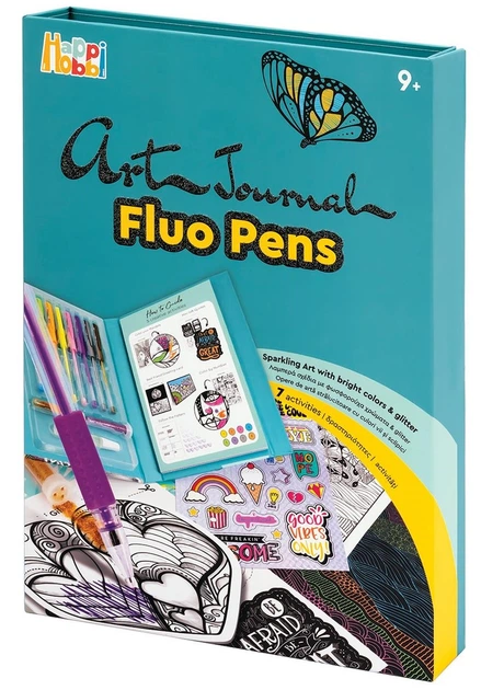 Набір для творчості As Company HappiHobbi Art Journal Неонові ручки (5203068110406) - зображення 5