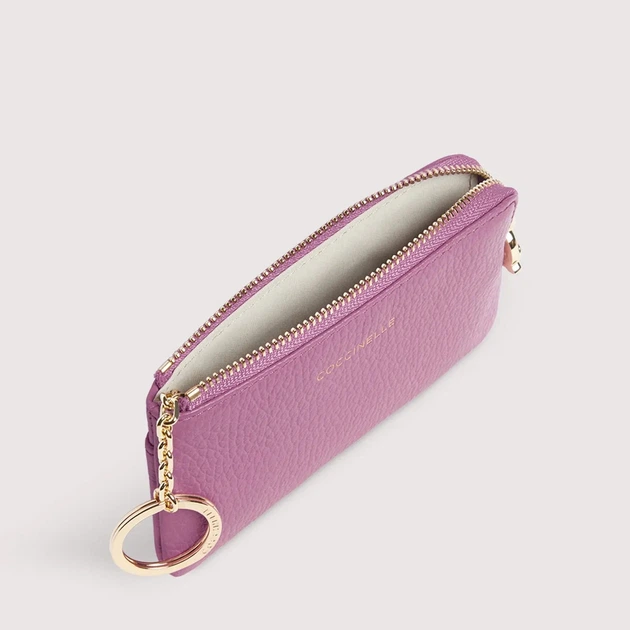 Etui na klucze damskie skórzane Coccinelle C-Me E2TBM193101 V87 Fioletowe (800070345973) - obraz 3