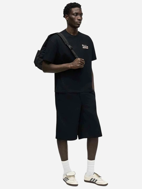 Футболка бавовняна довга чоловіча Dickies Polk Ss DK0A88GOBLK1 M Чорна (800070354597) - зображення 5
