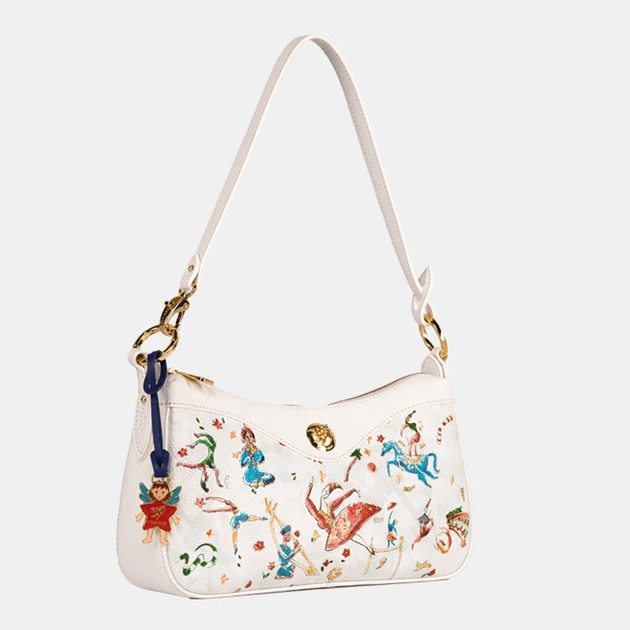 Torebka crossbody damska skórzana Piero Guidi Giordana L10961092 37 Biała (800070359123) - obraz 4